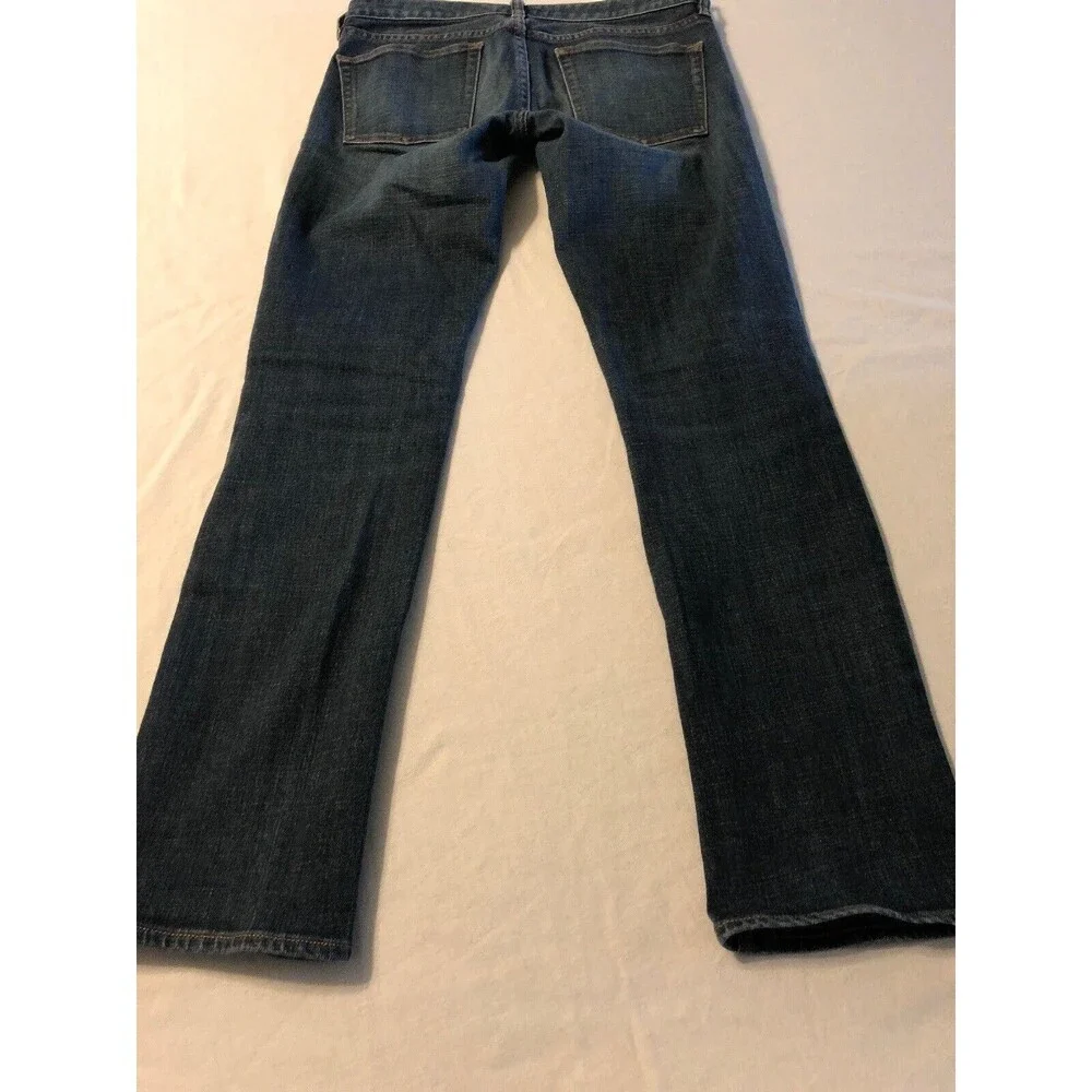 J. Crew Women's Denim Matchstick Straight Leg Stretch Distressed Jeans Size 27s
